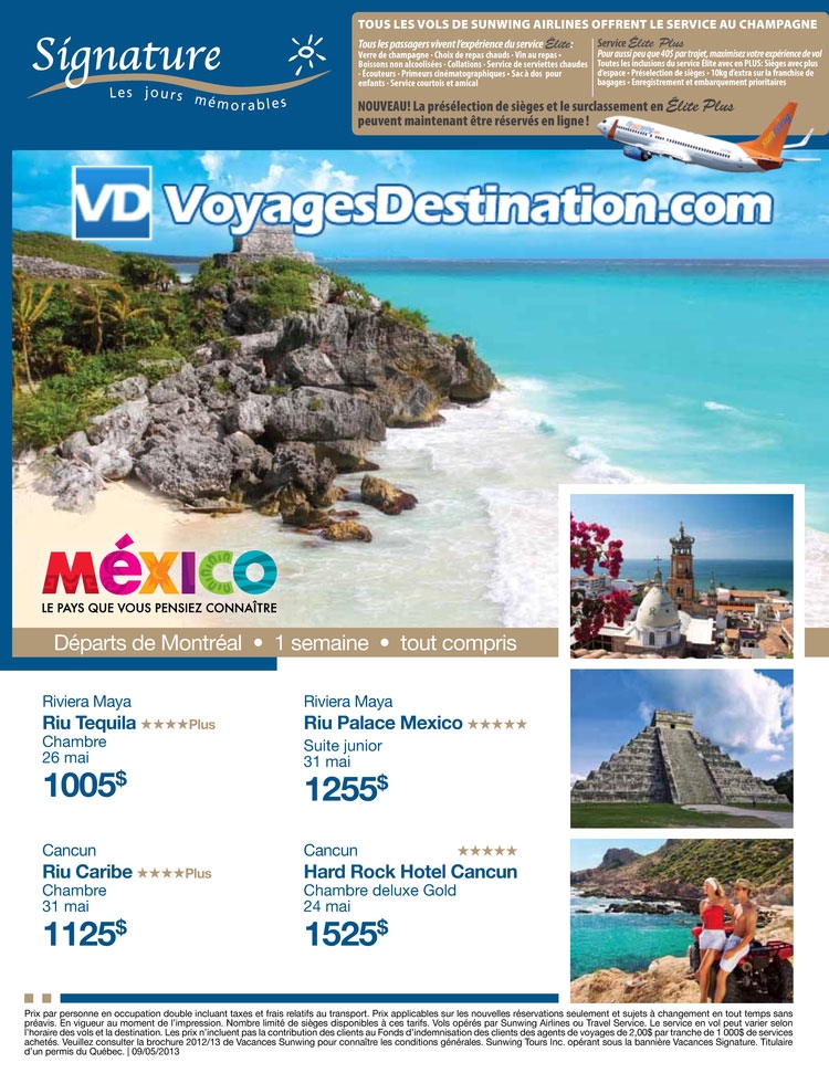 voyage mexique 1 semaine prix