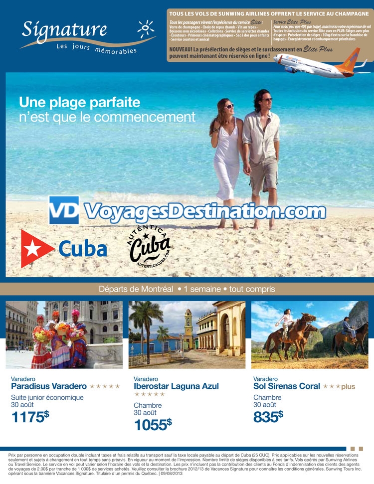 tour to cuba from montreal
