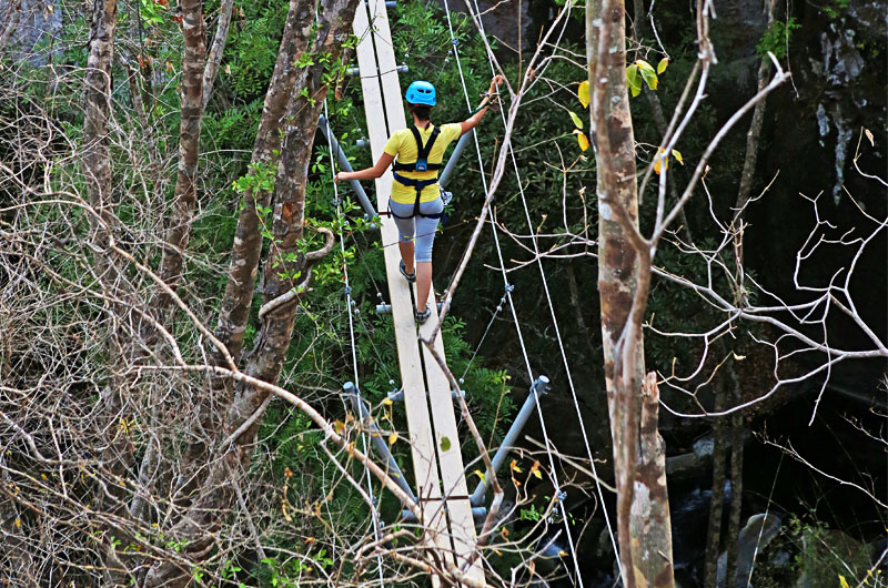 Rio Perdido zip line