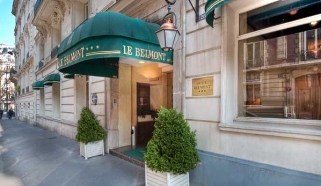 Hotel Le Belmont entrance 2