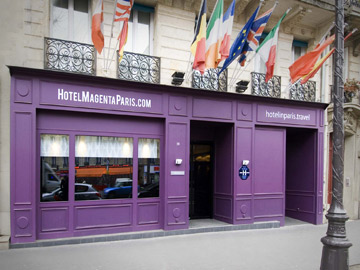 Hotel Magenta Paris exterior 2