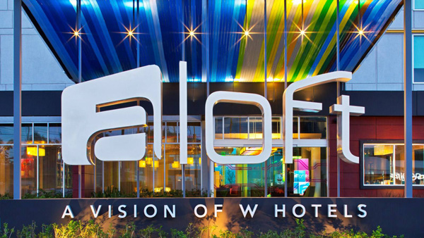 Aloft San Jose entrée