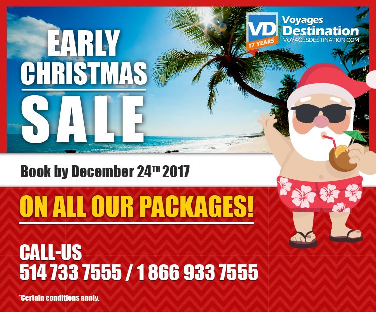 Early Christmas Sale | Voyages Destination